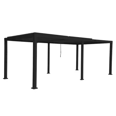 Vrtni paviljon i pergola s aluminijskim krovom 425 cm - Detalj 7