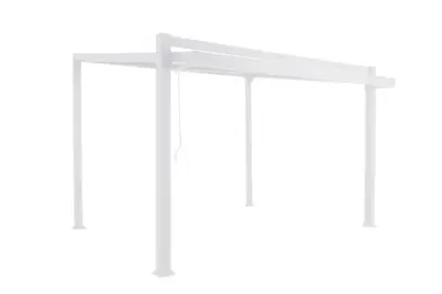 Samostojeća bioklimatska aluminijska pergola Kensington 3x5 m – Siva - Detalj 5
