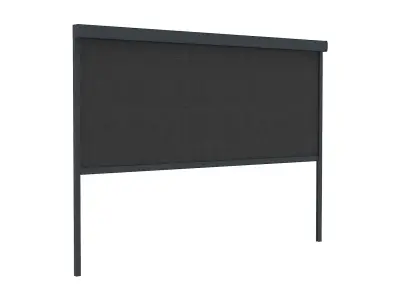 Bioklimatska aluminijska pergola 360x300 cm s lamelama i bočnim panelima – Antracit - Detalj 7