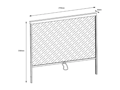 Drvena pergola Tanger 3x4 m od masivnog drva - Detalj 8