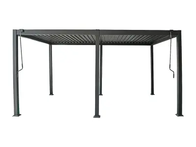 Masivna pergola od tikovine Tulum 9 m² - Detalj 9