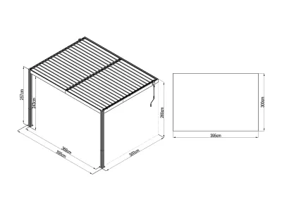 Pomorski kontejner High Cube de 10 stopa Bijeli - Novi