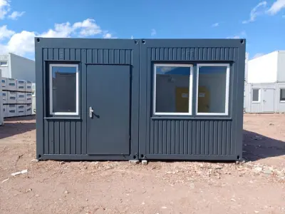 Polu-ostakljeni modularni ured BATIMODULE 20 stopa (6m) - Detalj 6