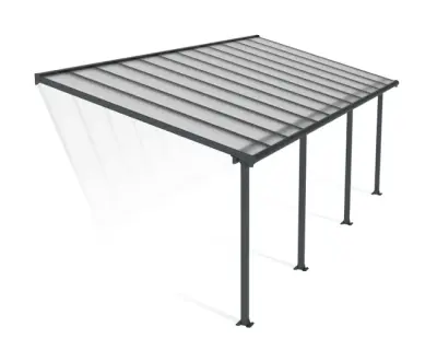 Bioklimatska pergola samostojeća De aluminijska Com s rotirajućim lamelama – 12 M² – Taupe – Amalfi