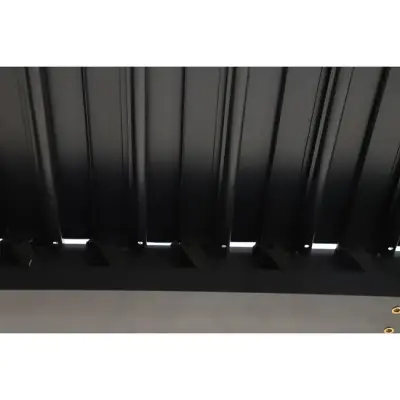 Samostojeća bioklimatska pergola Amalfi 9 m² s pomičnim lamelama – Antracit - Detalj 4