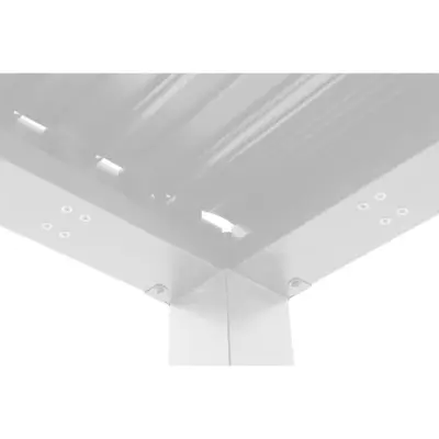 Električna motorizirana bioklimatska pergola Amadora 12 m² s lamelama – Taupe - Detalj 3