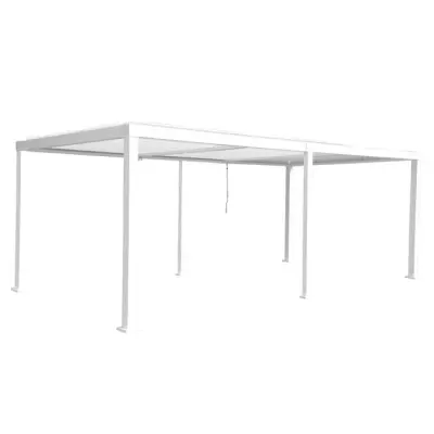 Električna motorizirana bioklimatska pergola Amadora 12 m² s lamelama – Taupe - Detalj 7
