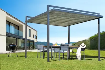 Aluminijski vrtni paviljon Miçano 426x309 cm – Gazebo - Detalj 3