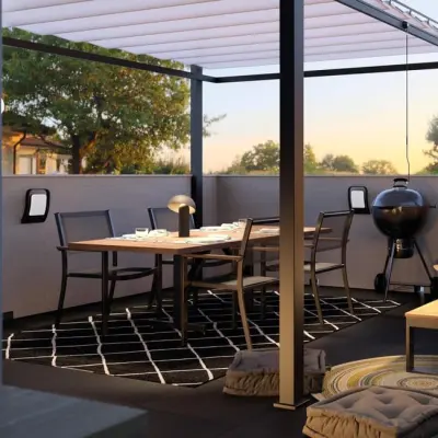 Aluminijski vrtni paviljon Miçano 426x309 cm – Gazebo - Detalj 10