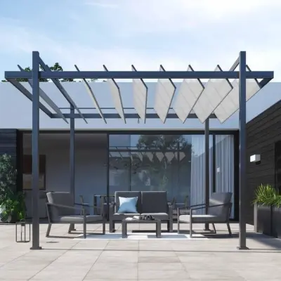 Aluminijski vrtni paviljon Miçano 426x309 cm – Gazebo - Detalj 11
