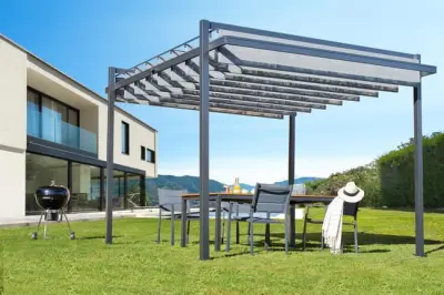 Aluminijski vrtni paviljon Miçano 426x309 cm – Gazebo - Detalj 14