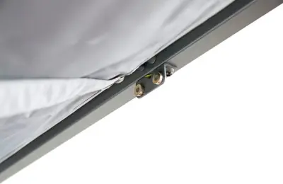 Aluminijski vrtni paviljon Gazebo – Siva - Detalj 4