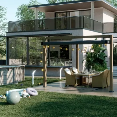 pergola De aluminijska Naterial Horali 2X3M