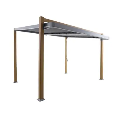 Aluminijska pergola Naterial Manea 350x260 cm – Tamno siva - Detalj 5