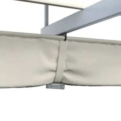 Fiksna aluminijska pergola Naterial Manea 350x260 cm – Tamno siva - Detalj 2
