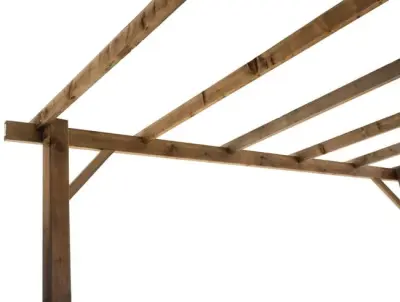 Aluminijska pergola Naterial Omega 2,85x4 m – Tamno siva - Detalj 3
