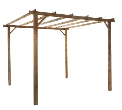 Aluminijska pergola Naterial Omega 2,85x4 m – Tamno siva - Detalj 5