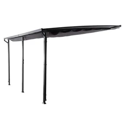 Aluminijska pergola Naterial Persea 3,2x3,6 m – Bijela - Detalj 9