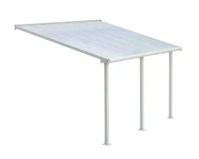 Metalna pergola Naterial s efektom bambusa 293x293 cm - Detalj 2