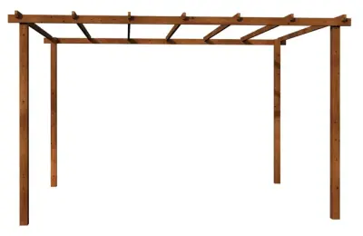 pergola De Parede Em aluminijska 13,2 M² Antracit De C436 X L305 X A240/285 Cm – Alvaro