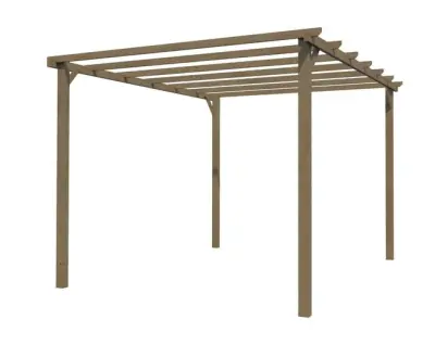 pergola De Parede Em aluminijska Naterial Borea 3X3M Antracit