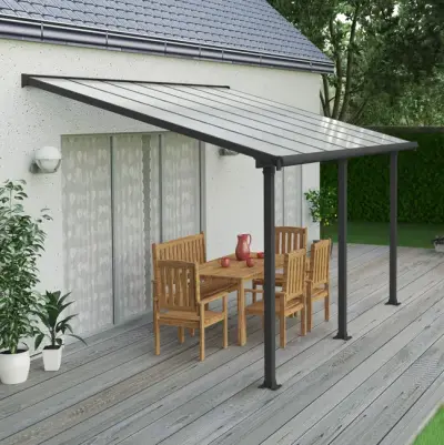 Vrtni paviljon i pergola s aluminijskim krovom Premium 425 cm - Detalj 5