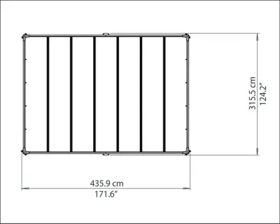 Električna bioklimatska pergola Amadora 12 m² s lamelama i rolo zastorom 2,78 m – Antracit - Detalj 9