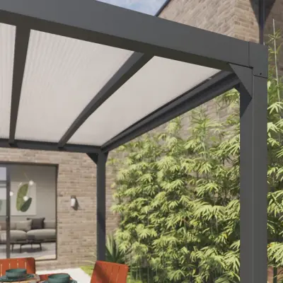 Aluminijski vrtni paviljon Martinique 3x3,6 m – Gazebo - Detalj 4