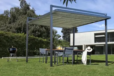 Aluminijski vrtni paviljon Miçano 426x309 cm – Gazebo - Detalj 5