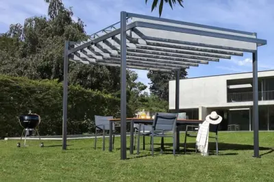 Aluminijski vrtni paviljon Miçano 426x309 cm – Gazebo - Detalj 12
