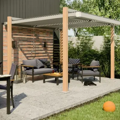 Aluminijska pergola Naterial Horali 2x3 m - Detalj 2