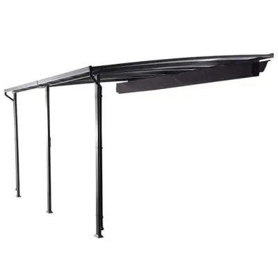 Aluminijska pergola Naterial Persea 3,2x3,6 m – Bijela - Detalj 12