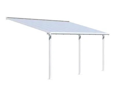 Vrtni paviljon i pergola s aluminijskim krovom 309 cm - Detalj 4